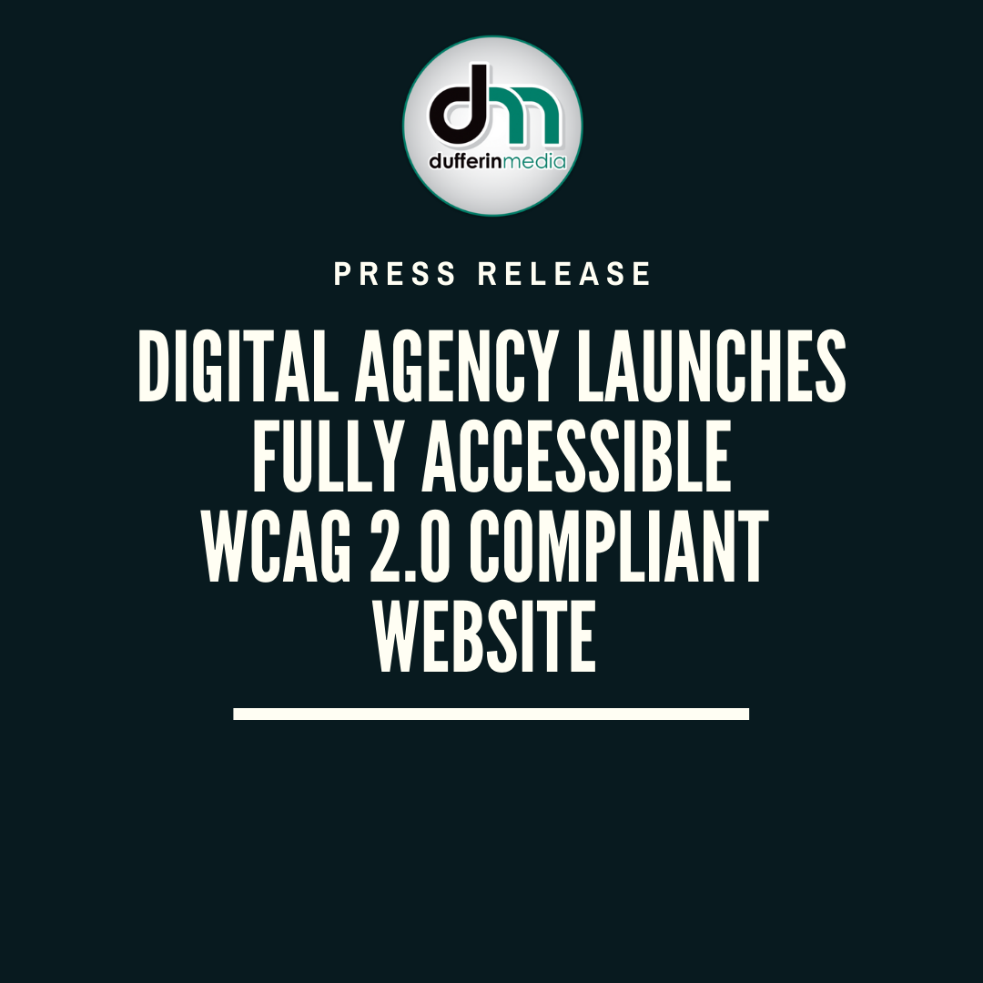 press release digital agency launches fully accessible website