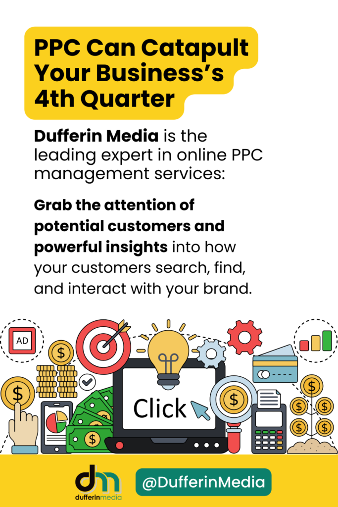 PPC Can Catapult Your Business's 4th Quarter | Dufferin Media | Preparing for a Busy 4th Quarter | BLOG POST