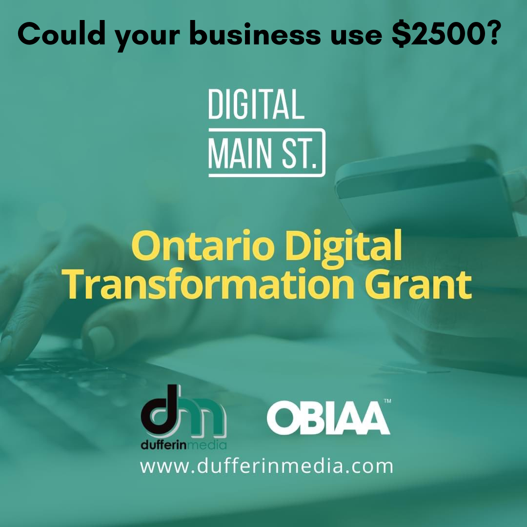 Digital Transformation Grant for Ontario Businesses