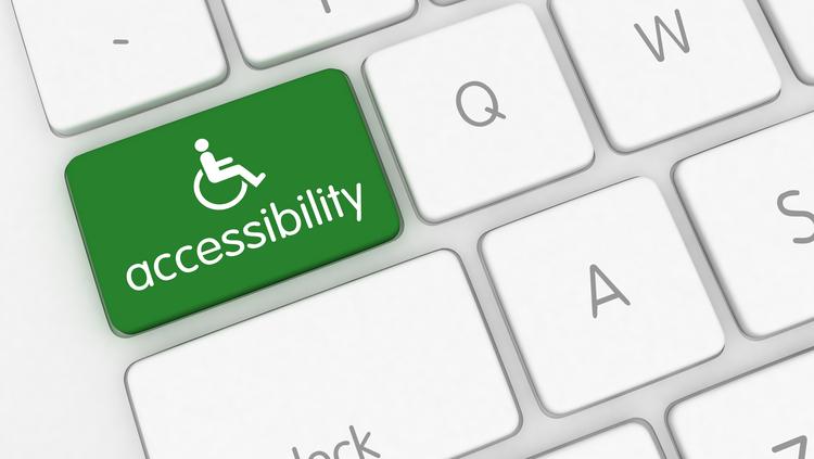 Website accessibility keyboard image