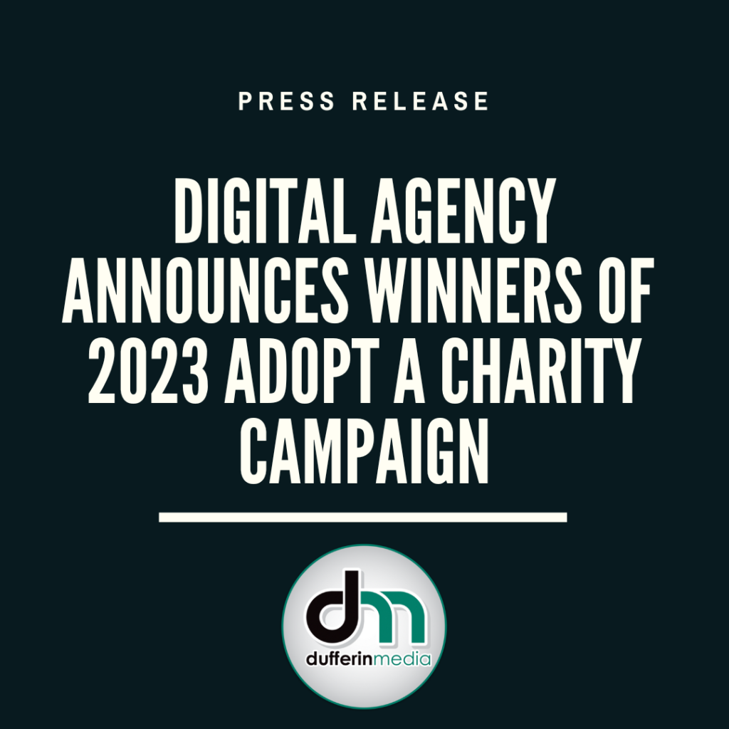 Digital Agency Announces Winners of 2023 Adopt a Charity Campaign